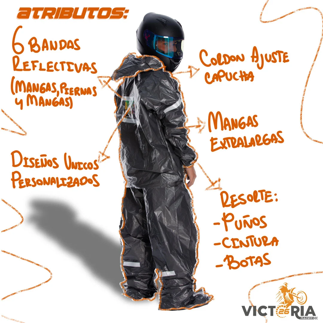 atributos de nuestro impermeable metalizado