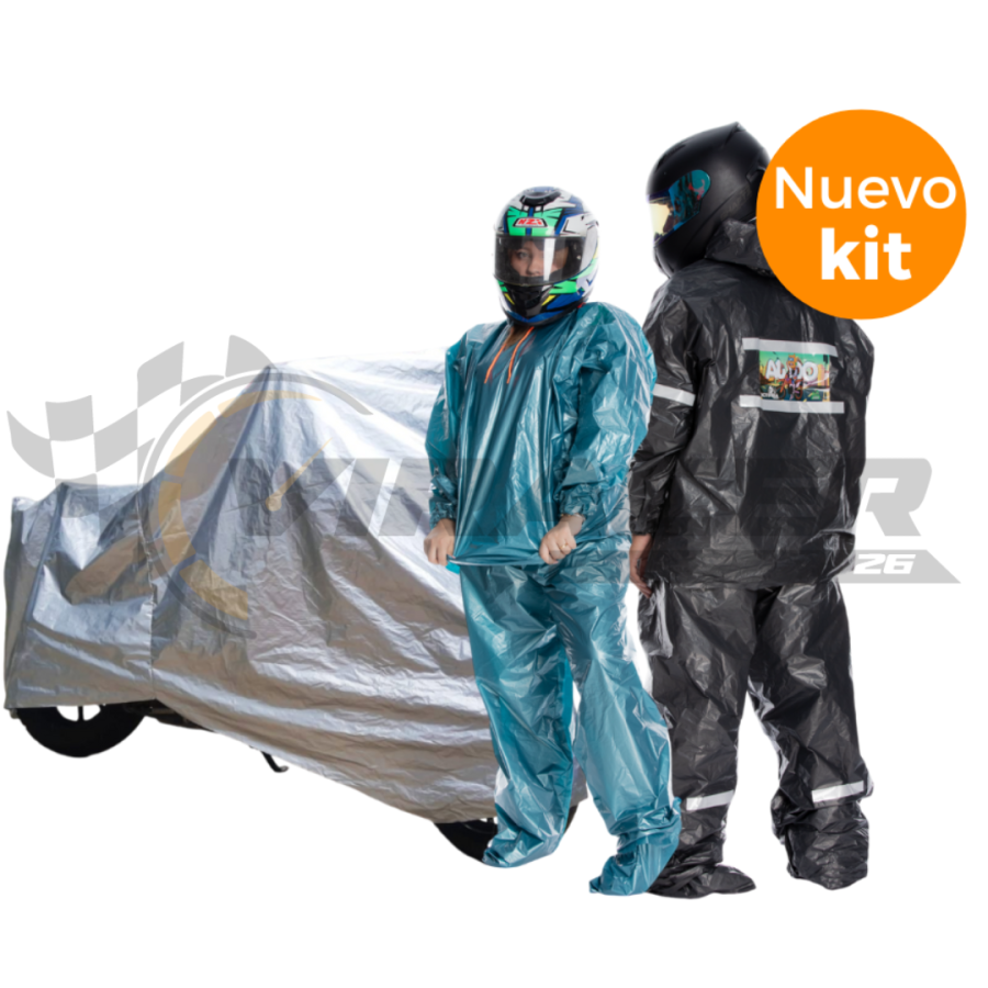 combo impermeable mas pijama