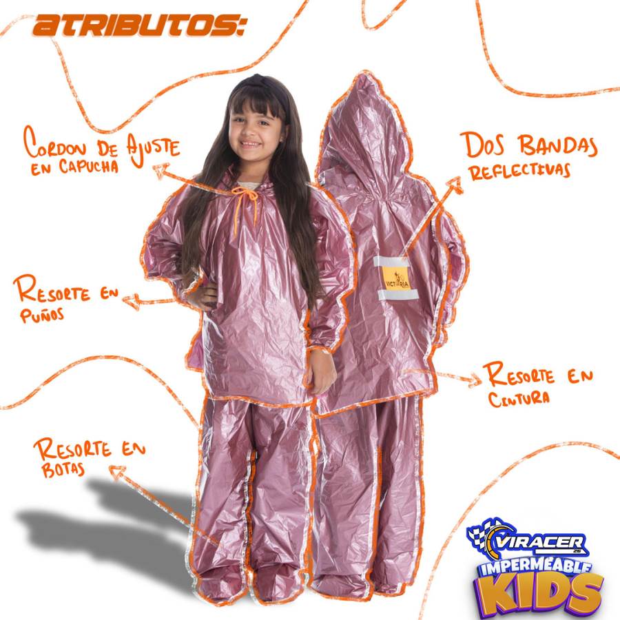 Combo impermeable Familia, hombre, mujer y niño - Imagen 3